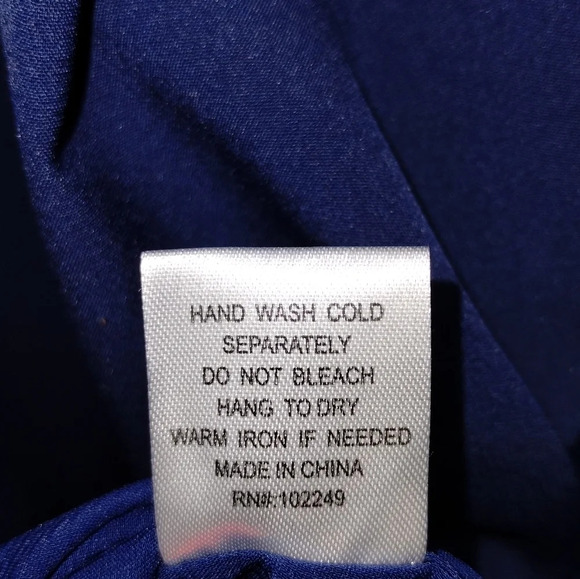 Skies are Blue Grommet Lace Up Dress in Blue size Medium NEW Sundress Beach - Picture 6 of 8